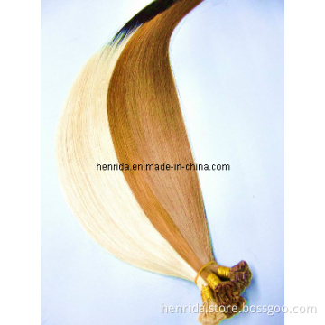 Fashion Indian Nail Tip Extension, Flat Tip Hair Extension